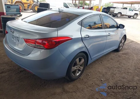 2013 Hyundai Elantra Gls из США, поврежденный, VIN KMHDH4AE8DU809946